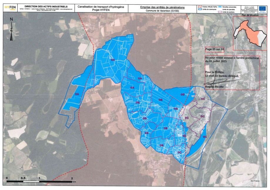 Plan arrêté préfectotale