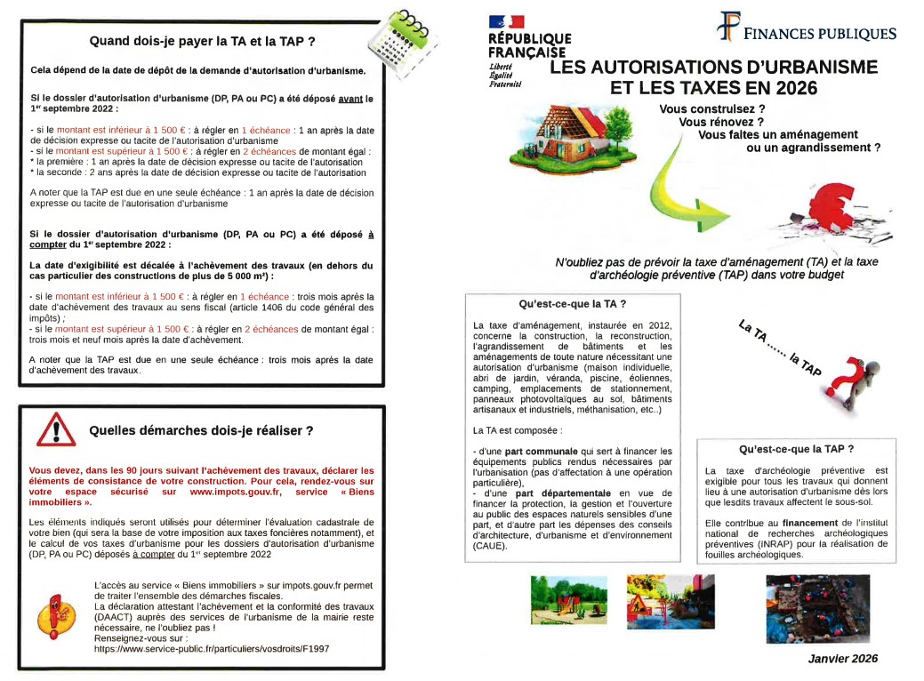 TAXES 2026 EN URBANISME page 0001
